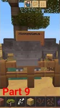 Hippo Enclosure Zoo Tycoon In Minecraft Part 9