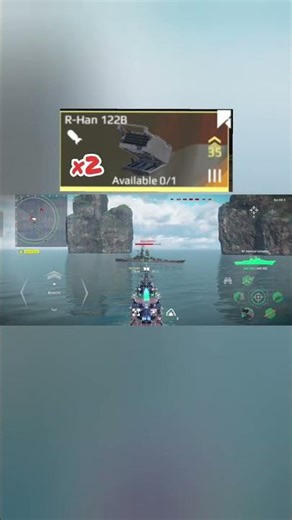 R-Han 122B VS MAR-290 #modernwarships#gamingshorts#mobilegaming#shorts