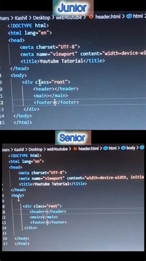 Fast and slow 👿 #coding #webdevelopment #html #viral #foryou