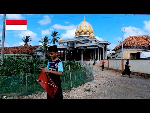 Village life in indonesia, Beautiful village during the dry season, indonesia village