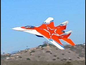 Freewing MiG-29 Fulcrum Red Star Twin 80mm EDF with Thrust Vectoring