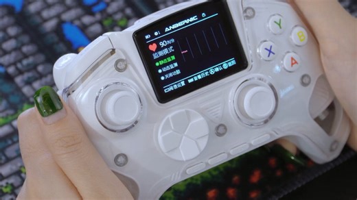 Anbernic's New Controller Has a Screen and Built-In Heartbeat Sensor, for Some Reason