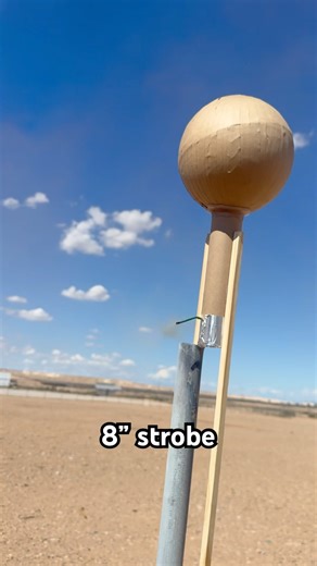 8” strobe #fireworks #pyro #pyrotechnics #rocket