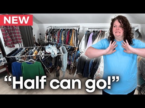 Ruthlessly Decluttering 50% of her Closet 🤯 DANI'S SMALL APARTMENT DECLUTTER S2E2