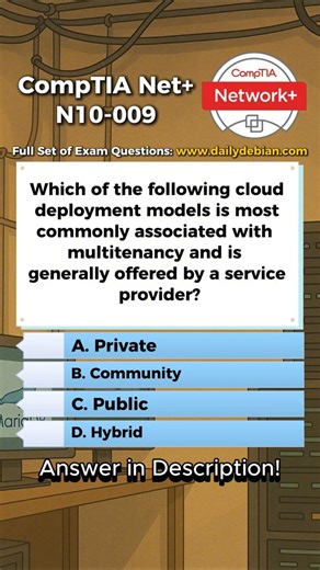 CompTIA Network+ (N10-009) Exam-Style Practice Question 2026