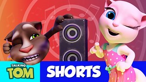 It’s party time! And Talking Tom, Talking Angela, and Talking Hank are making it EXTRA EPIC by pumping up the volume on the tunes. | Talking Tom