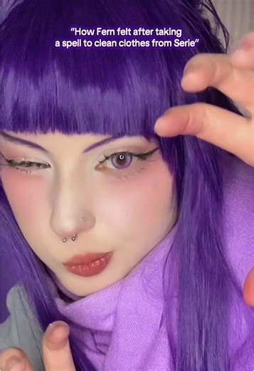 Basically a laundry spell #fern #ferncosplay #frierenbeyondjourneysend #sousounofrieren #frierenfern
