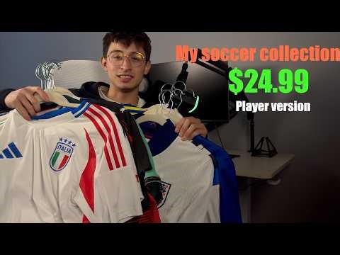 I Built a Soccer Jersey Collection for CHEAP… 15+ Shirts?!