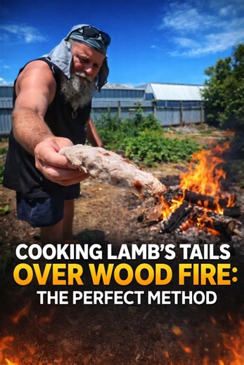 Cooking lamb’s tails over wood fire: The perfect method