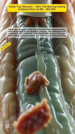 Inside Your Stomach — Why That Burning Feeling Suddenly Rises Up $0 – $12,000
