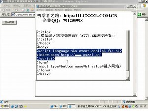 vbscript入门基础视频教程第2课asp脚本语言电脑基础网络技术 网站制作网络开发