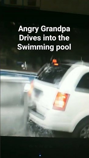 Angry Grandpa Drives into the Swimming pool #angrygrandpa