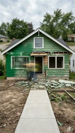 Kelly Green Home Full Restoration Transformation 🏠✨#viral