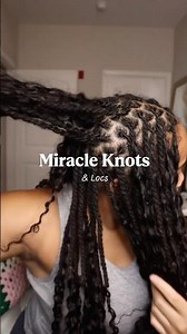 Quick little tutorial! Ywigs Water Wave Hair✨ #locs #locstyles #locjourney #ywigs #miracleknots