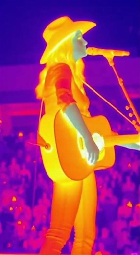 Thermal Camera catches something funny on stage 🐩💨🤯
