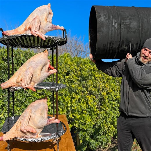How To Cook A Delicious Turkey Under A Barrel. Remember This Mega Way! | Kitchen Chef