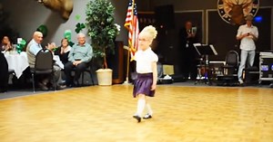4-Year-Old Irish Dancer Leaps On Dancefloor And Gets Crowd Roaring With Traditional Moves