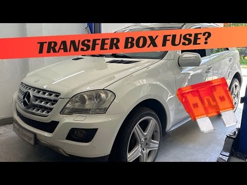 Mercedes W164 Transfer Box fuse relay location replacement ML280 ML320 ML350 ML500 ML550 ML400 ML63