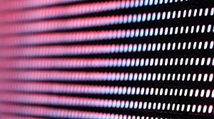 Bright colored LED SMD video wall with high saturated patterns - close up 4k video