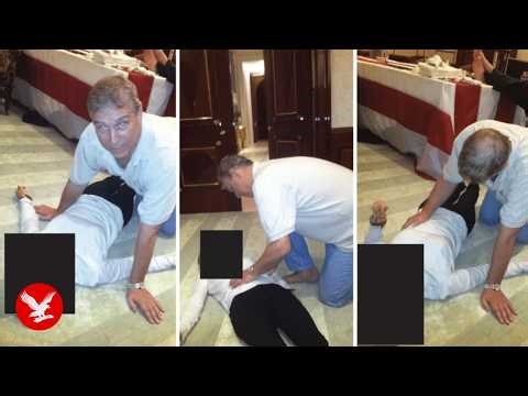 Photos from Epstein files appear to show Andrew on floor with woman