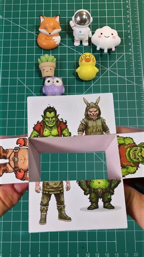 💩☠️DIY PaperArt👺👹 #papercrafts #minicombo #thingstodo #shorts #diy