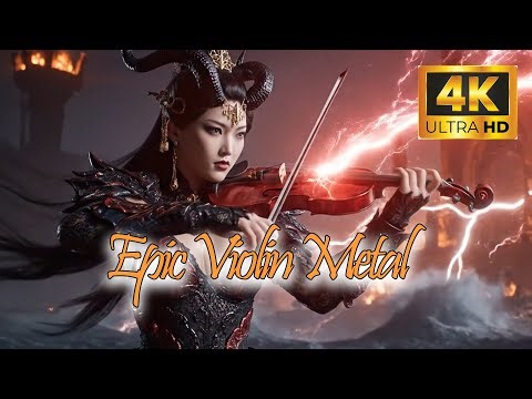 Crimson Fiddle Fury: A Raging Instrumental Rock Metal Anthem Driven by Violin - Violin Metal Sounds