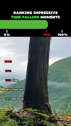 Ranking Impressive Tree Falling Moments😮