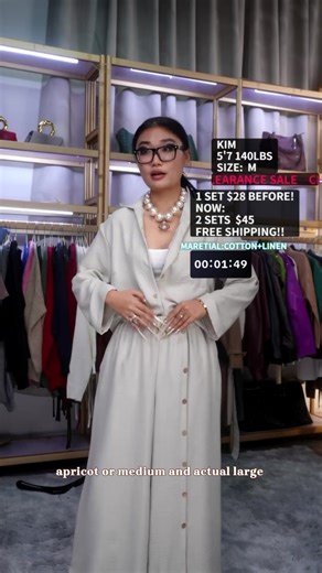 Women's Long Sleeve Loose Fit Shirt Set with Tie Hem, Single Button Decorated Wide Leg Pants, Casual All Season