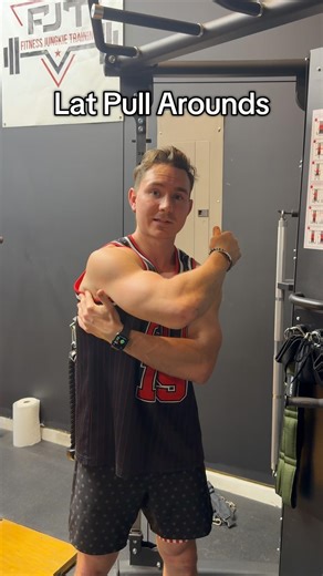 How to do Lat Pull Arounds and develop your upper lats.