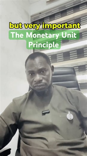 Meaning of the Monetary Unit Principle #accounting #accountancy #accountingconcepts #acca