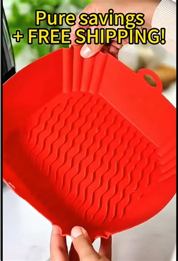 Eco-Friendly Air Fryer Silicone Basket for Kitchens