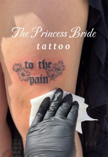 The Princess Bride Tattoo for Kelsey: Symbolic Art