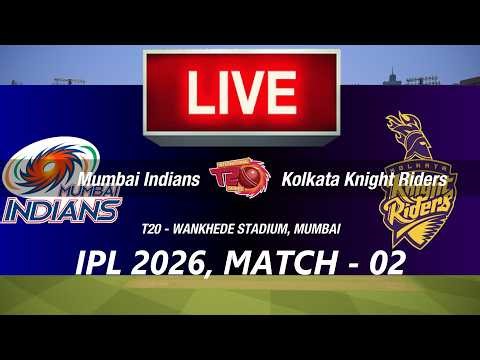 🛑LIVE- MI vs KKR🛑IPL 2026🛑MUMBAI vs KOLKATA🛑CRICKET 26 GAMEPLAY🛑LIVE MATCH STREAMING🏏