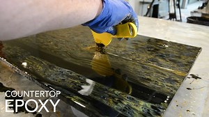 How to Create a Wood Grain Epoxy Countertop