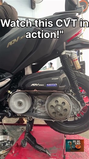Inside the Honda ADV 350: How a CVT Transmission Works#Hond #CVT#Mechanic #EngineTech #Motorcycle