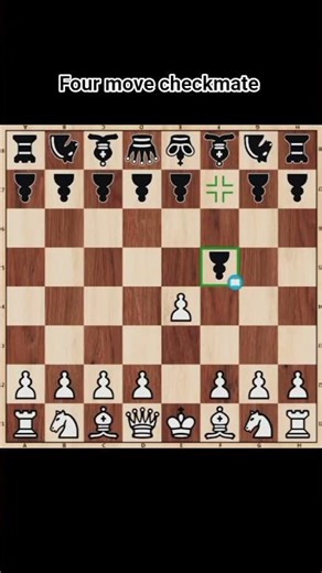 four move checkmate 😮 #chess #checkmate #aura
