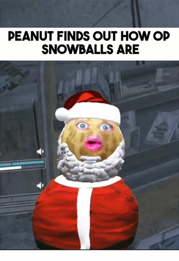 What are those snowballs made of🤯 #peanut #bungulator #theburntpeanutclips #arcraiders #theburntpeanut