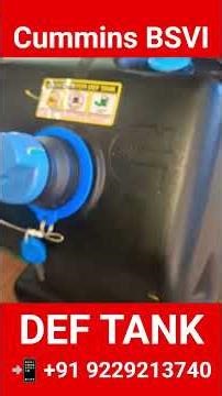 Cummins BS6 DEF Tank For Tata Trucks | Available on IndiaMART