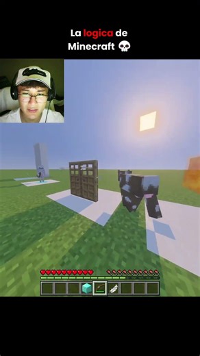 Logica de Minecraft...💀 #minecraft #shorts #viral