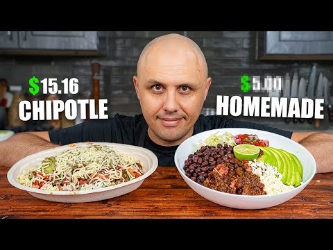 Chipotle Burrito Bowls for 1/3 the Price and 10x the Flavor
