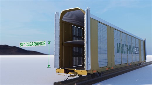 2K views · 77 reactions | Multi-Max Plus™ is innovative auto carrier is designed to efficiently transport high-profile vans and trucks. Learn more: https://buff.ly/3qBNxTm | The Greenbrier Companies | Facebook