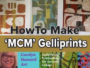 How To Make MCM Style Gelliprints