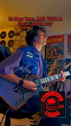 Taimur Masud | Guitarist on Instagram: "No More Tears by Zakk Wylde and Black Label Society guitar solo Using my @wyldeaudio Blood Eagle Blackout Mahogany @zakkwyldebls @barbarannewylde #zakkwylde #wyldeaudio #blacklabelsociety #bls #guitar"