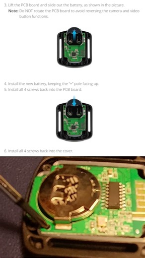 How to replace remote battery for AKASO Brave 4 Action Camera