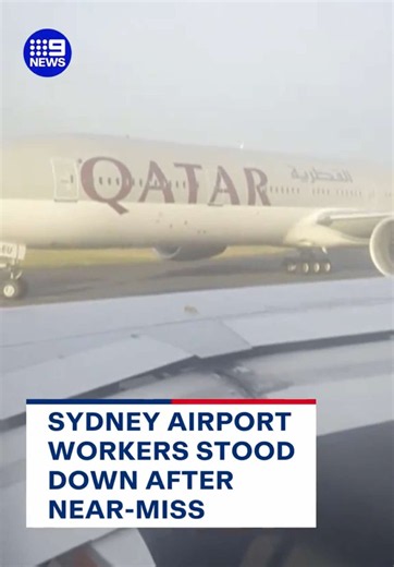 The airport workers involved have been temporarily stood down. #9News | airport worker