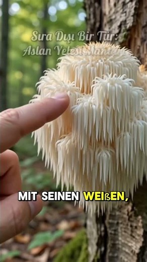 Lion's Mane Mushroom: The Forest's White Waterfall #mushroom #explore #nature