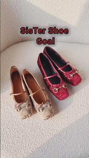 Gucci Sister Shoe Goal ✨ Luxury Flats every girls wants #GucciShoes#FashionInspo #ViralShorts#ootd