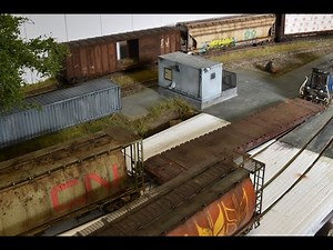 Modeling The HO Scale Yard Office Final | River Road - Vlog #78