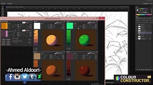 Color Constructor数字绘画色彩光源控制PS插件V1.2版 RRCG人人素材