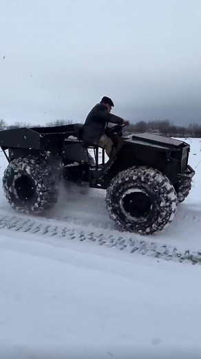 Driving a UTV in Deep Snow: Winter Adventure Clips